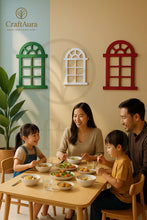 CraftAura MDF Decorative Window Frames – Elegant Wall Art for Living & Dining Spaces ✨